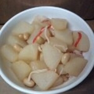 ✿お豆と大根の煮物✿